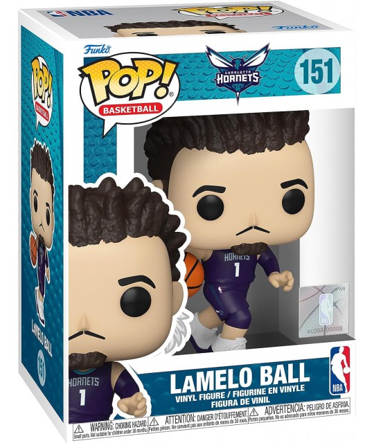 Funko POP! NBA: LaMelo Ball (Charlotte Hornets) Dark Purple Uniform